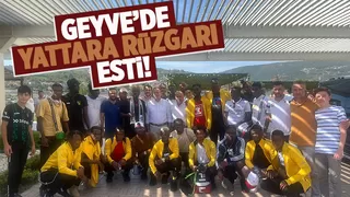 Yattara ve takımı Geyve'de unutulmaz gün yaşattı