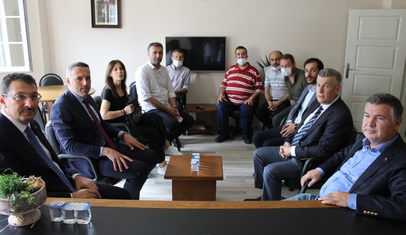 Yavuz ve Tever'den SGC'ye ziyaret