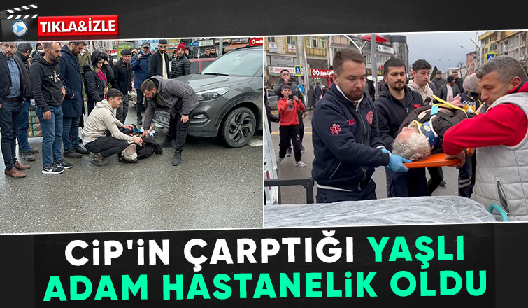 Yaya cip çarpması sonucunda yaralandı