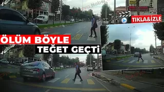 Yayanın ölümden döndü anlar kamerada