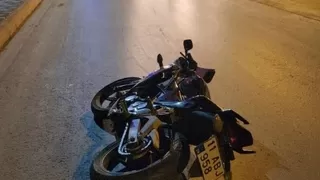  Yayaya çarpıp devrilen motosikletin sürücüsü öldü