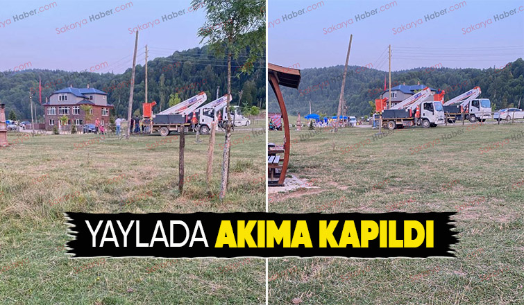 Yaylada akıma kapılan kişi yaralandı