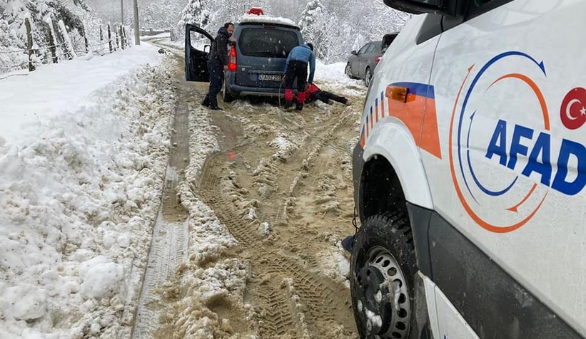 Yaylada kara saplanıp mahsur kaldılar