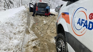 Yaylada kara saplanıp mahsur kaldılar