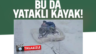 Yaylada yataklı kayak keyfi 