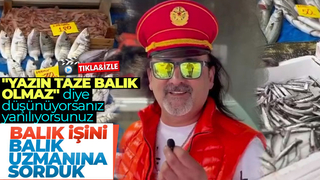 Yazın da en taze balıklar Balıkçı Hüseyin de