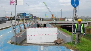 Yazlık Kavşağı'nda yaya, bisiklet yolu ve alt yaya geçidi kapatılacak