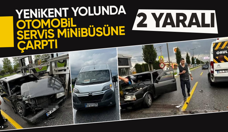 Yazlık ta kaza 2 yaralı