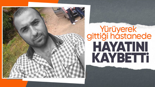 Yemek yerken fenalaştı hastanede hayatını kaybetti