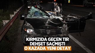 Yeni aldığı otomobiliyle evine dönerken kaza geçirmiş