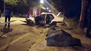 Yeni aldığı otomobille gezinti faciayla bitti: 1 ölü, 1 ağır yaralı