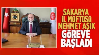 Yeni Sakarya Müftüsü görevine başladı.