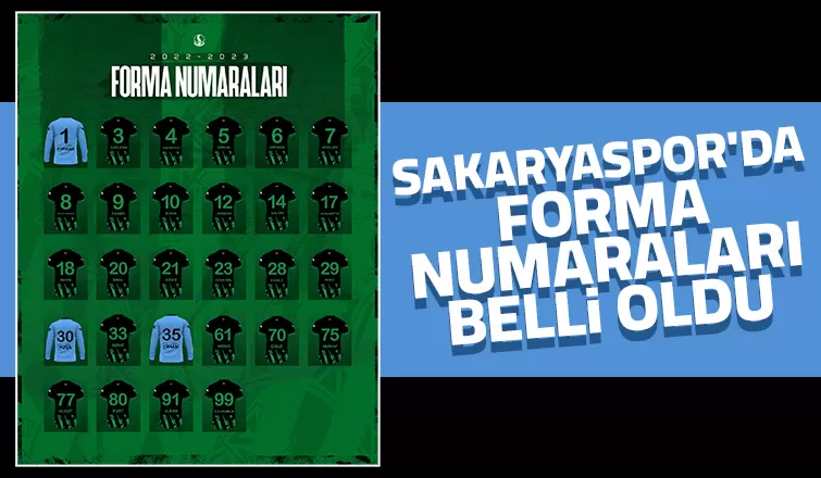 Yeni sezonda kim kaç numaralı formayı giyecek?