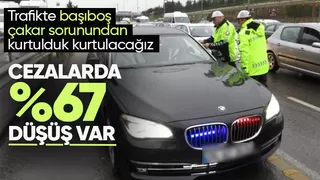 Yeni yasa ile yetkisiz çakar kullanımı yüzde 67 azaldı