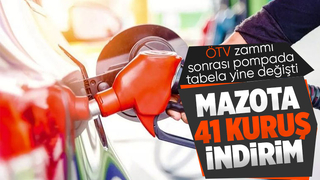 Yeni yılın ilk akaryakıt indirimi... Mazota 41 kuruş indirim geldi