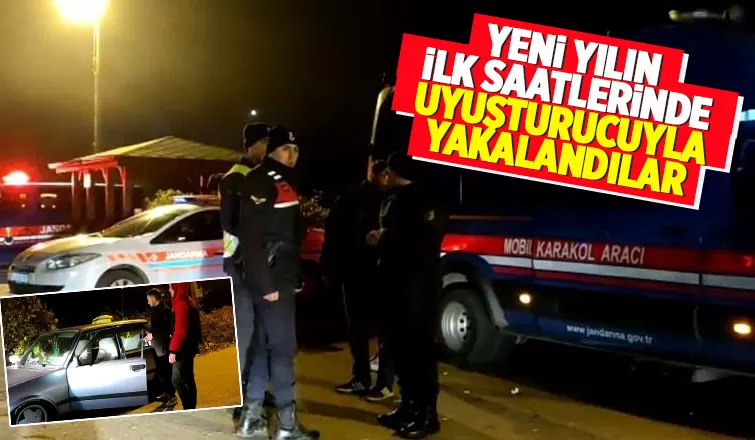 Yeni yılın ilk saatlerinde uyuşturucu ile yakalandılar: 5 gözaltı