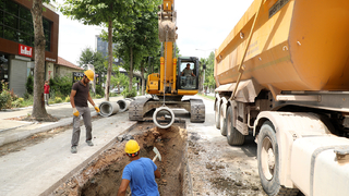 Yenicami Bulvarı’na yağmursuyu altyapısı