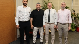 Yenikent muhtarlarından Işıksu'ya ziyaret