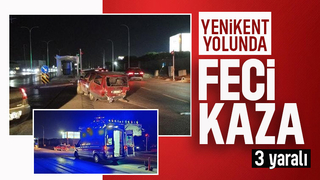 Yenikent yolu savaş alanına döndü: 3 yaralı