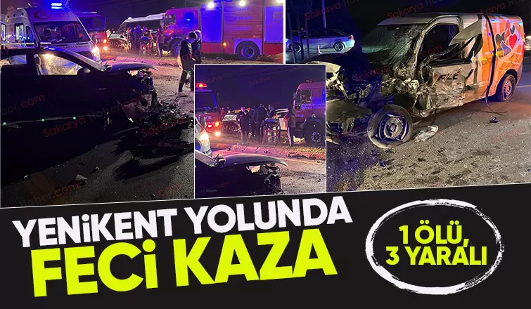 Yenikent yolunda can pazarı: 1 ölü, 3 yaralı