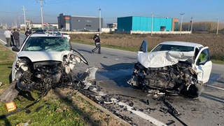 Yenikent yolunda feci kaza