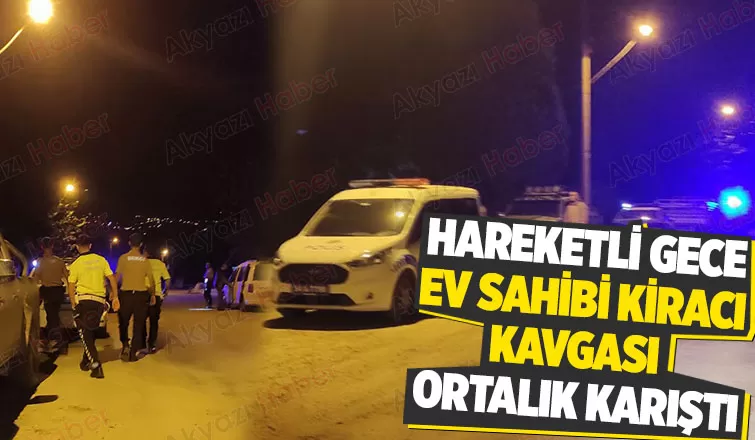 Yenimahalle'de ev sahibi kiracı kavgası 