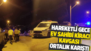 Yenimahalle'de ev sahibi kiracı kavgası 