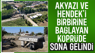 Yeniorman Köprüsü'nde sona geliniyor