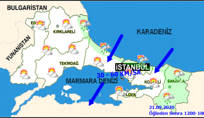Yerel sağanak yağışlar bekleniyor