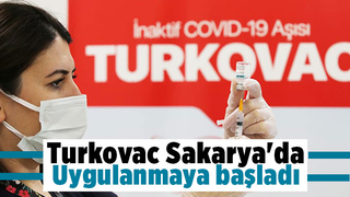 Yerli aşı Turkovac Sakarya'da yapılmaya başlandı