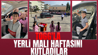 Yerli Malı Haftasında öğrenciler, TOGG ile buluştu