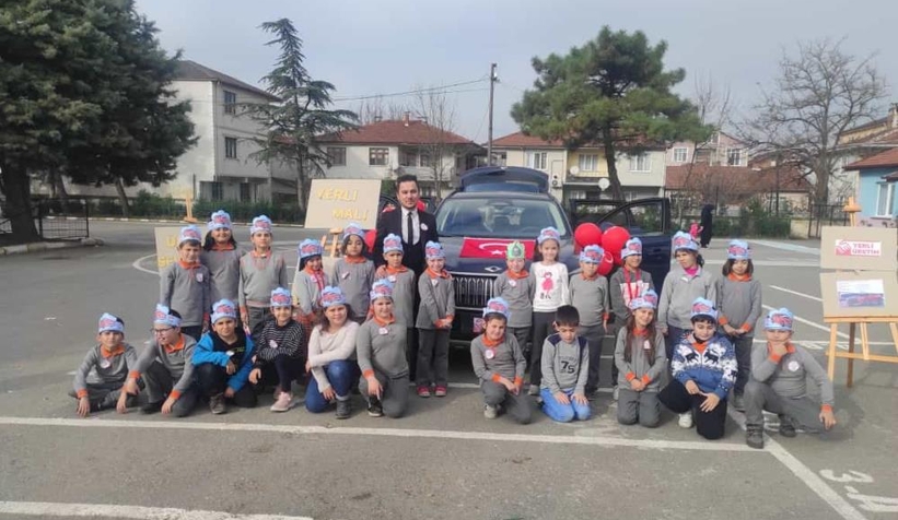 Yerli Malı Haftasında öğrenciler, TOGG ile buluştu