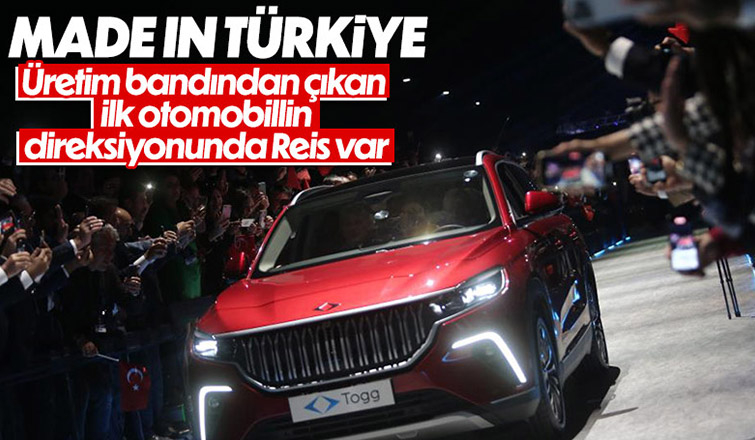 Yerli otomobil Togg banttan indi