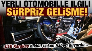 Yerli otomobilde sürpriz gelişme