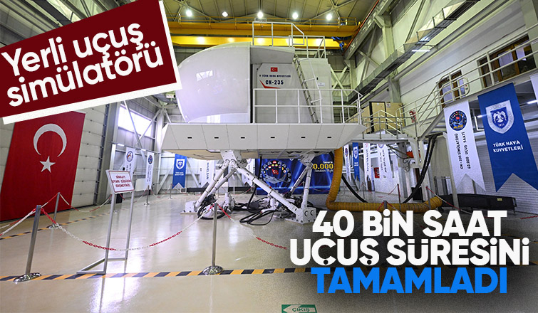 Yerli uçuş simülatörü bir eşiği daha geçti