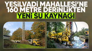 Yeşilvadi Mahallesi’ne yeni su kaynağı keşfedildi