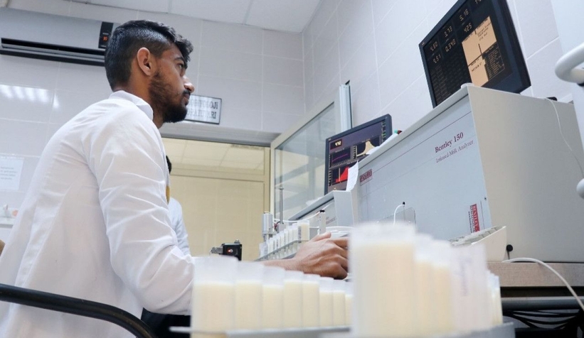 Yetiştiricilere çiğ süt analiz desteği