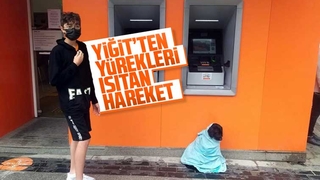 Yiğit'ten yürekleri ısıtan hareket
