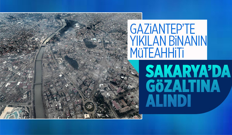 Yıkılan binanın müteahhiti Sakarya'da yakalandı