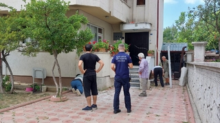 Yılan paniği, didik didik aradılar