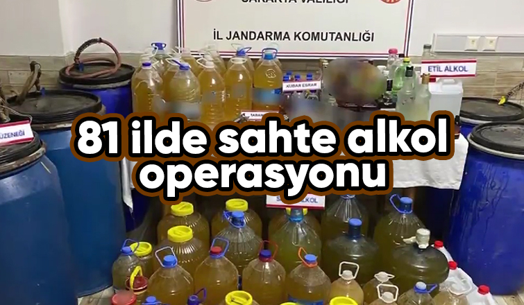 Yılbaşı öncesi 81 ilde operasyon