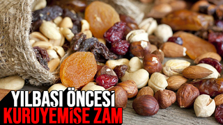 Yılbaşı öncesi kuruyemişe zam