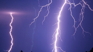 Yıldırım düştü, 8 koyun telef oldu