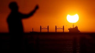 Yılın ilk güneş tutulması gerçekleşti