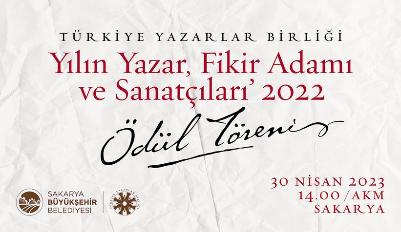  Yılın Yazar, Fikir Adamı ve Sanatçıları ödülleri verilecek