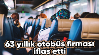 Yılların otobüs firması iflas etti