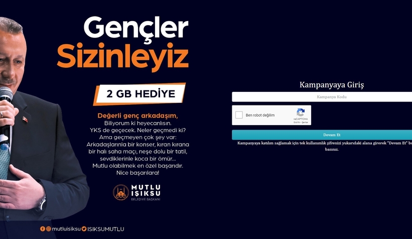 YKS öğrencilerini mutlu eden hediye