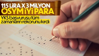 YKS'ye başvurular yüzde 25 artış gösterdi