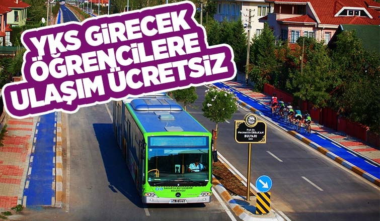 YKS’ye gireceklere ulaşım ücretsiz