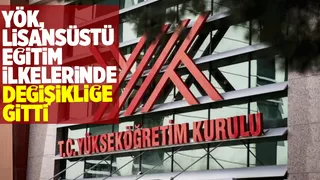 YÖK'ten lisansüstü eğitim ilkelerinde değişiklik